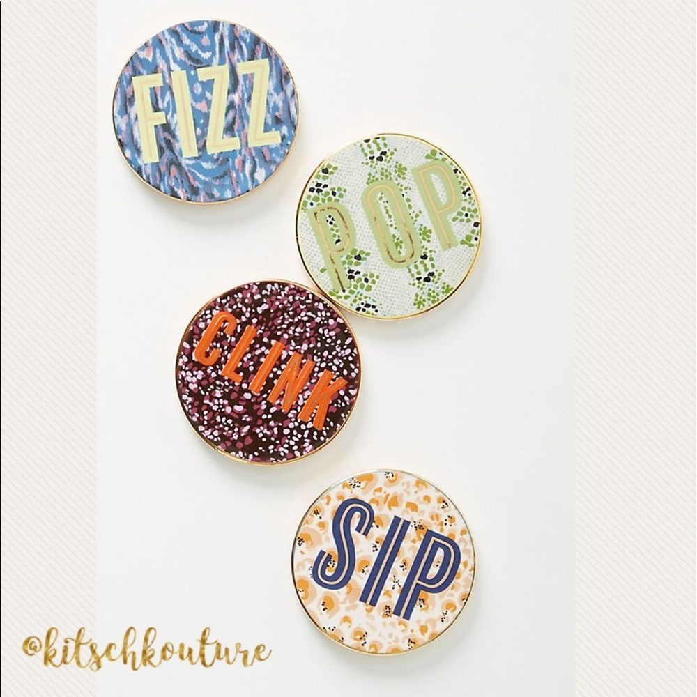 Anthropologie Gisele Coaster Set